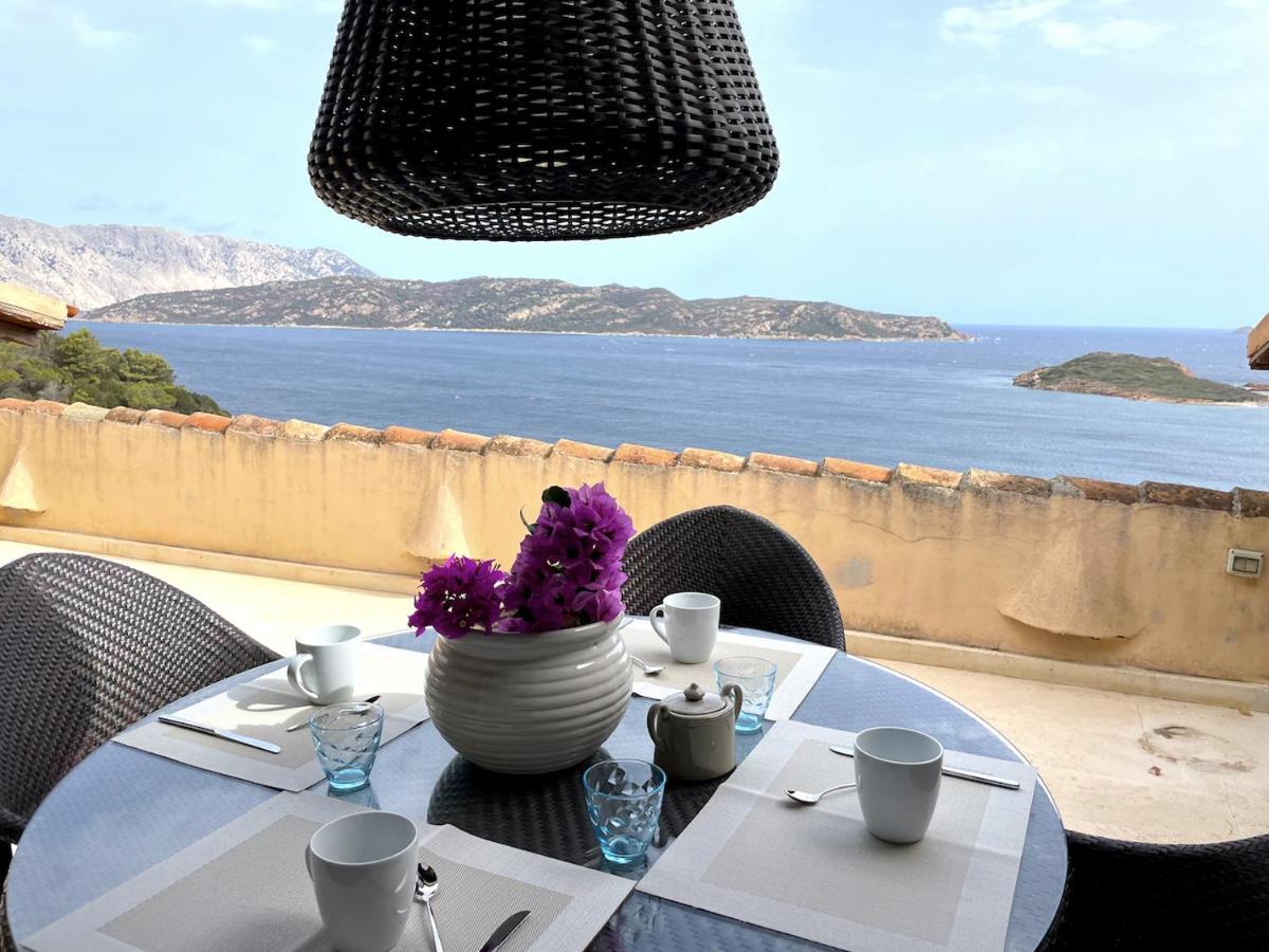 شقة San Teodoro Punta Est Fantastico Trilocale Vista Mare كابو كودا كافالو المظهر الخارجي الصورة