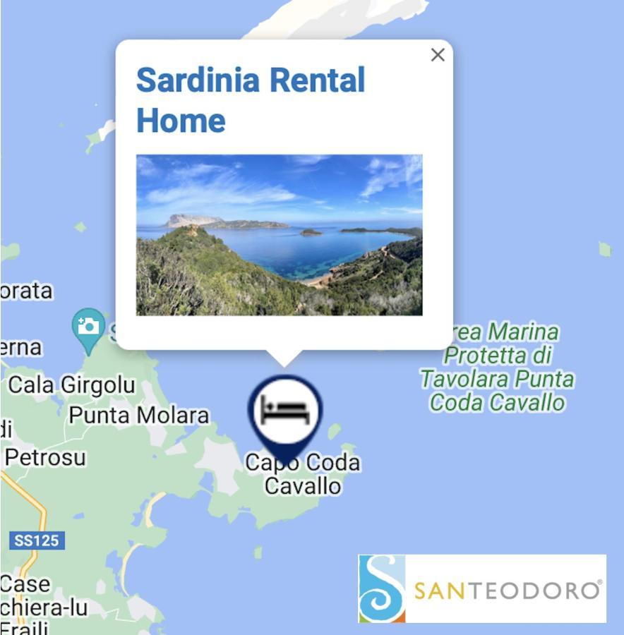 شقة San Teodoro Punta Est Fantastico Trilocale Vista Mare كابو كودا كافالو المظهر الخارجي الصورة